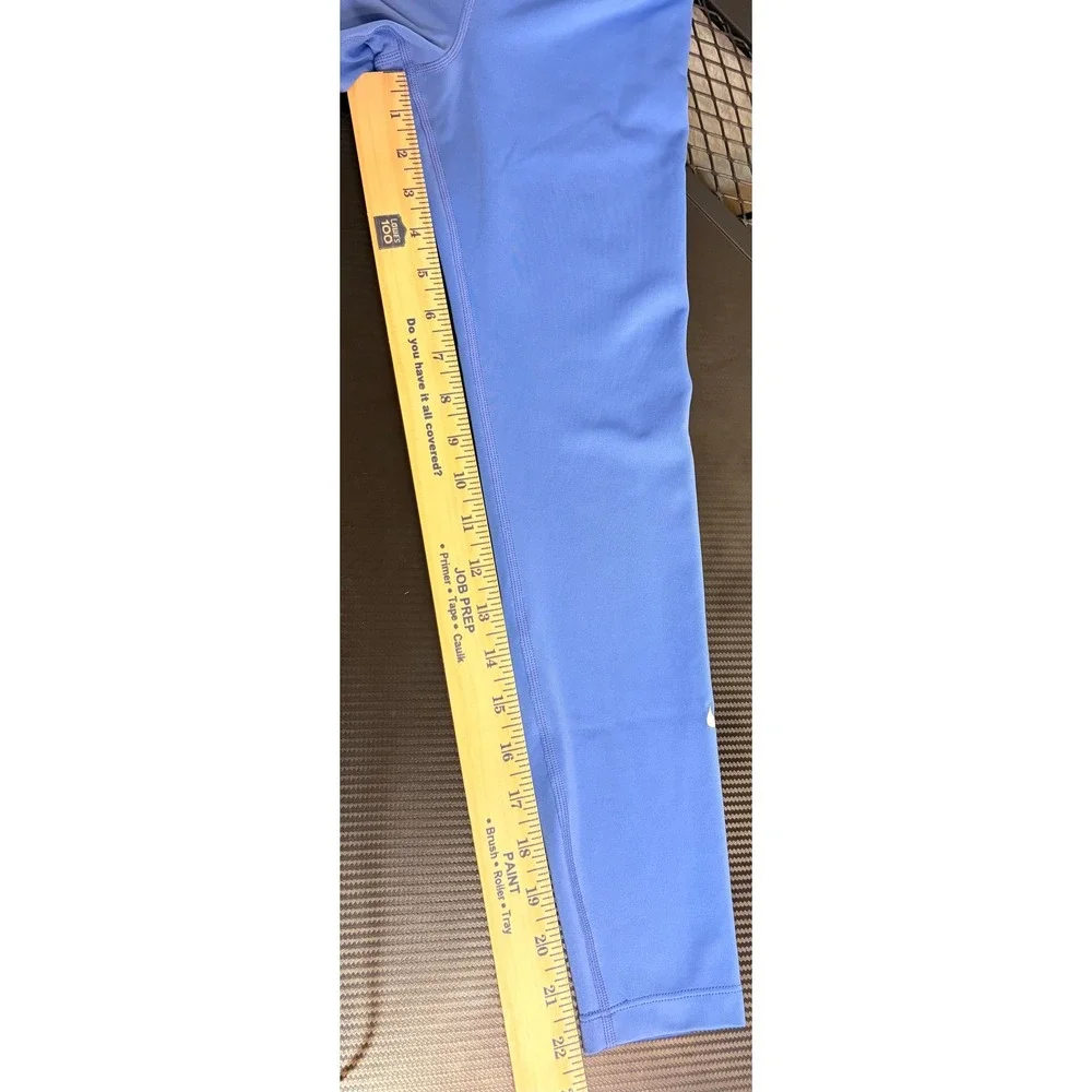Nike Dri-FIT Women Small Blue High Rise Athletic Leggings 7/8 Tights